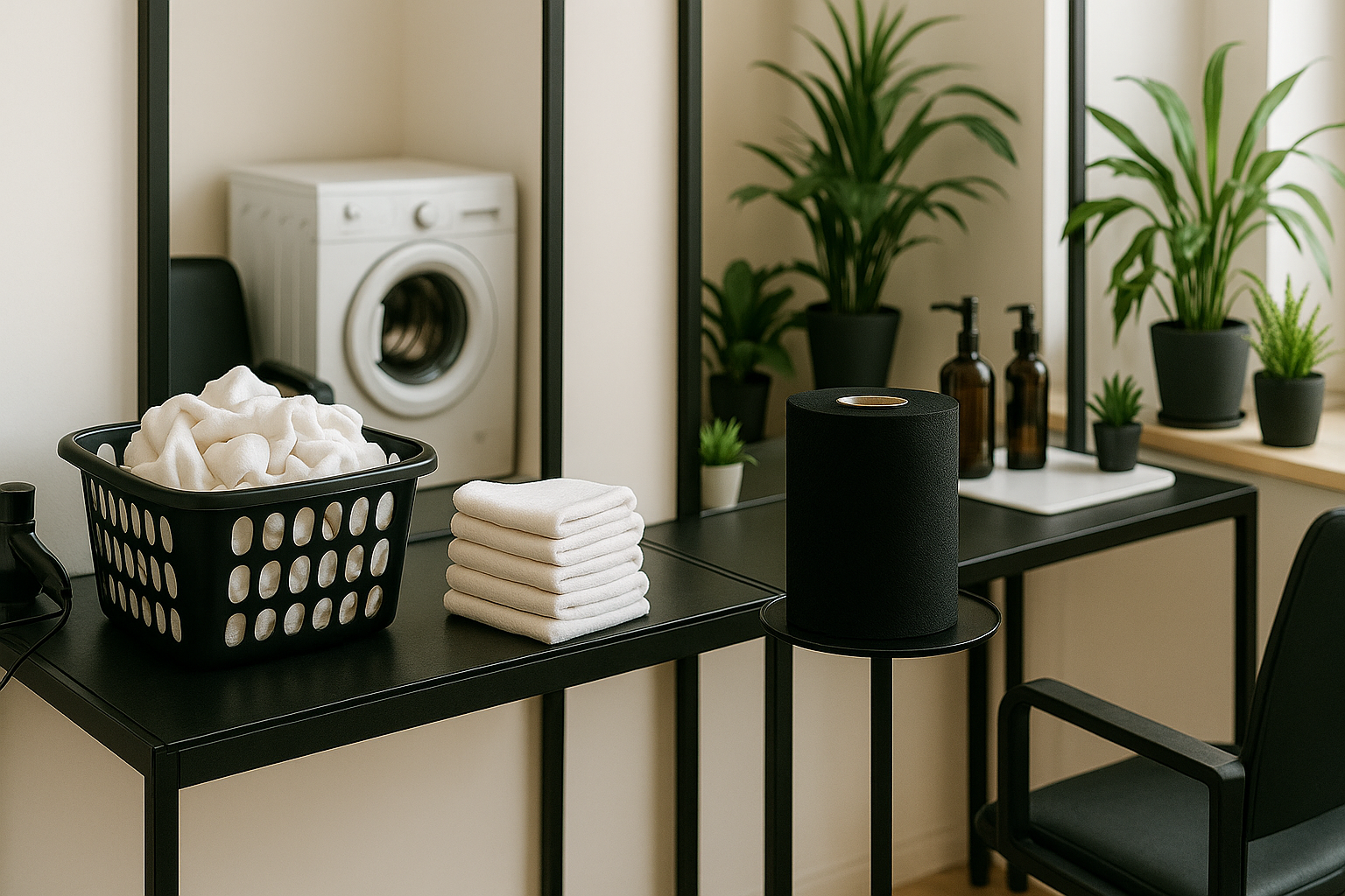 Handtücher Im Friseursalon – Der Tägliche Wasserwahnsinn!